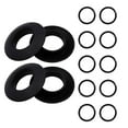 thumbnail image 2 of 4x Drip Rings Shaft Drip Rings Universal Splashing Guards Black with 10 Nonslip Rings Paddle Protection for Rafting, 2 of 7