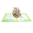 thumbnail image 1 of jifeng 3D Easter Card Basket with Envelope Gift Card Assorted Unique Design Eggs Easter, 1 of 9