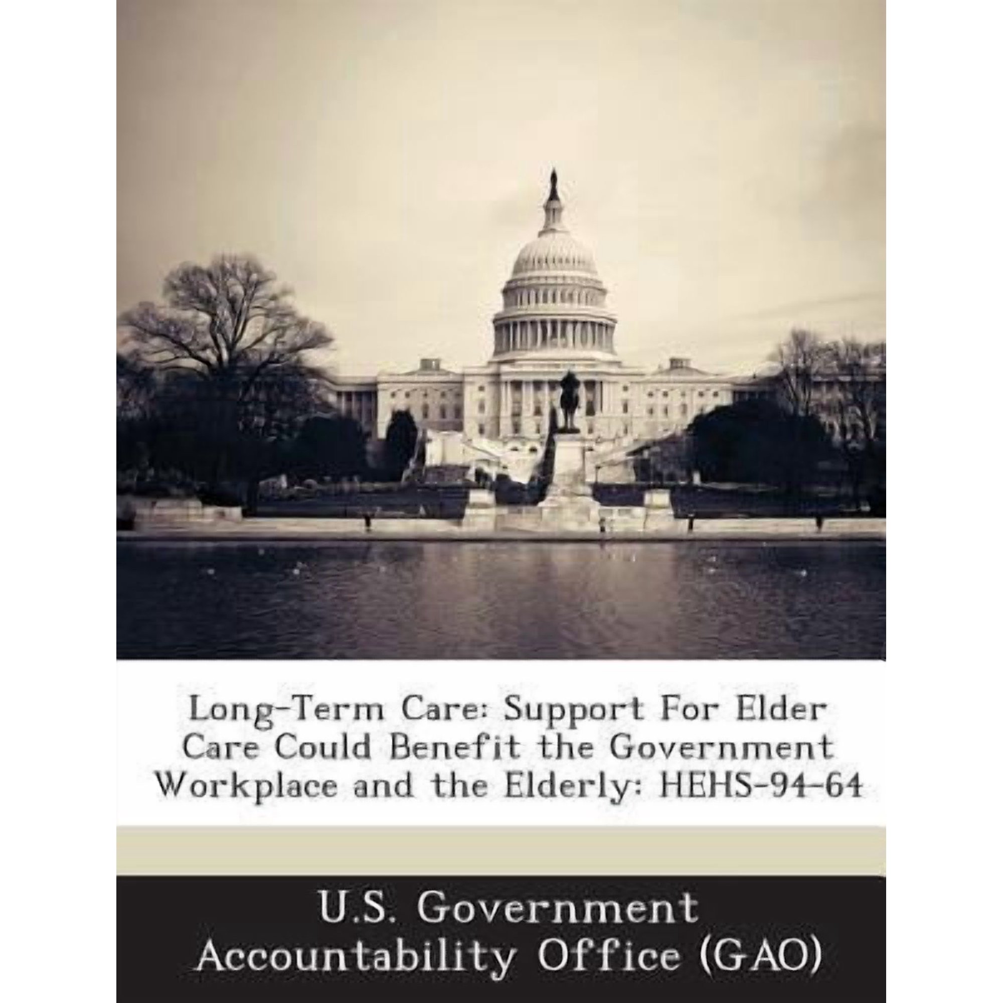 Long-Term Care : Support for Elder Care Could Benefit the Government Workplace and the Elderly: Hehs-94-64 (Paperback)