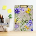 thumbnail image 6 of FMSHPON Field Flowers Grasses Clipboard Hardboard Wood Nursing Clip Board and Pull for Standard A4 Letter 13x9 inches, 6 of 7
