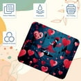 thumbnail image 3 of Valentine's Day Printed Desk Mat Mousepad, Non-Slip Rubber Bottom, 8.3x9.8 Inch, Suitable for Office and Gaming, 3 of 6