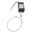 thumbnail image 3 of 24V Engine Flameout Device ABS Stainless Steel Generator Flameout Solenoid Valve for Replacement Power On Normally Open Type, 3 of 19