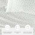 thumbnail image 5 of Noble Linens 4 Piece Ditsy Pattern Microfiber Bed Sheets, Multicolor Floral, King, 5 of 13