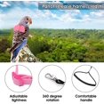 thumbnail image 2 of Cuerda de ajuste de entrenamiento de vuelo, cuerda de nailon, arnés para pájaros y arnés para animales, kit de cuerda (rosa peonía (XS) Rojo Verde MX-0128747FYD, 2 of 5