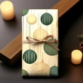 thumbnail image 4 of Green Ornament Wrapping Paper Christmas Decoration Minimalist Green Gift Paper Christmas Aesthetic Premium Gift Paper 58x23in Festive Paper for Christmas Gifts, 4 of 4