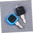 thumbnail image 5 of 24pcs Silicone Keyboard Colored Tabs Keyboard Colorful Key Tags Plastic House Key Custom Keycaps Car Key Ring Key Chain Plastic Tags House Car Key Cover Key Tags Car Tags, 5 of 5