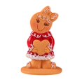 thumbnail image 2 of Adornos de hombre de jengibre para Navidad Adorno navideño Resina coleccionable Pequeño, 2 of 9