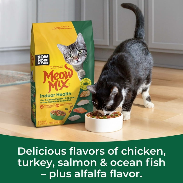 Meow Mix Indoor Health Dry Cat Food, 3.15-Pound Bag for