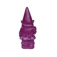 thumbnail image 4 of Estatua de gnomo de jardín Hi-Line Gift Ltd, poliresina, 16 cm, color morado, 4 of 6
