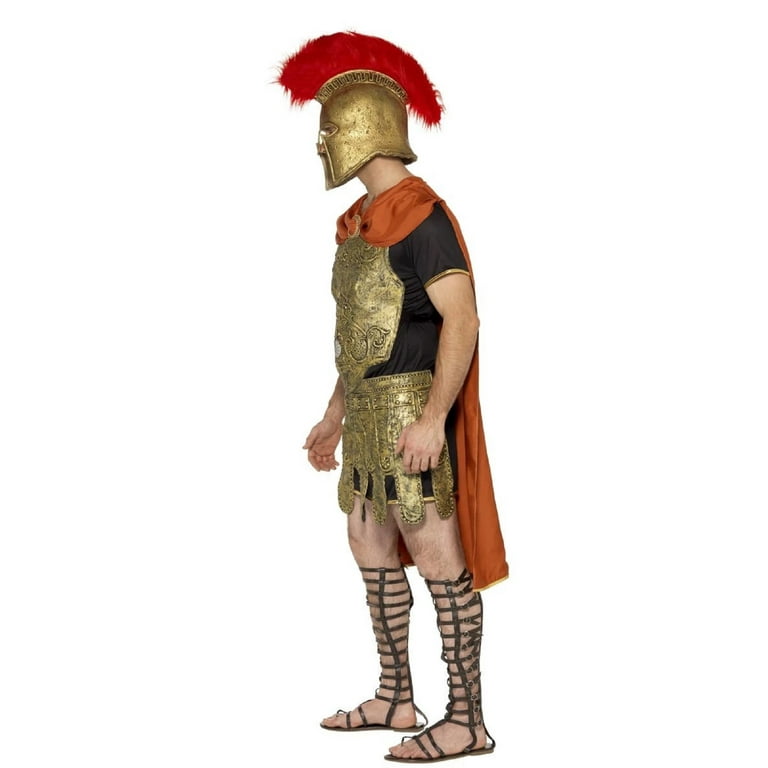 Deluxe Roman Soldier Costume Adult Gold Red Deluxe Roman Soldier Costume Adult Gold Red
