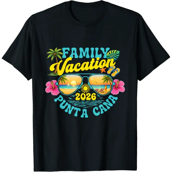 Family Vacation Punta Cana Spring Break Beach Vacation T-Shirt