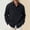 Black, variant on jjayotai Plus Size Cotton Shirts for Men Long Sleeve Button down Shirts Casual Work Shirt with Flap Chest Pocket