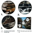 thumbnail image 3 of Designart "Canyon Fleeting Cascades" Landscapes Wall Art Print, 3 of 5