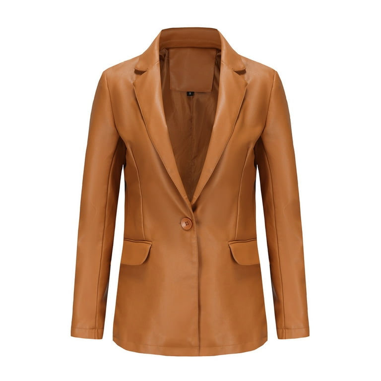 Ladies camel blazer best sale