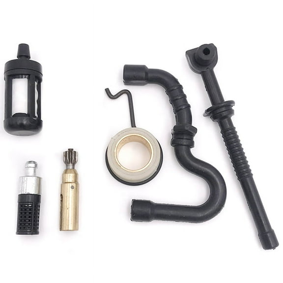 Oil Pump Worm Gear Fuel Oil Filter Line Hose Kit for MS 180 170 MS180 MS170 018 017 Chain，0k329