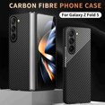 thumbnail image 6 of Decase Slim Hard PC Case for Samsung Galaxy Z Fold 7 5G 2025, Carbon Fiber Pattern Shockproof Cover Lightweight Matte Protective Case,Drop-Proof Cover for Samsung Galaxy Z Fold 7,Blackblue, 6 of 7