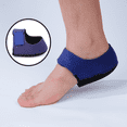 thumbnail image 2 of AUQ Ankle Sleeve,Adjustable Magic Tape Ankle Socks,Soft Silicone No Show Socks for Foot Comfort,Blue,L, 2 of 2