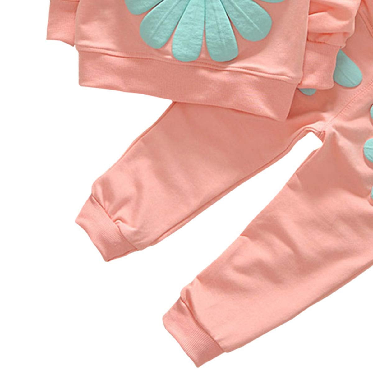 1T 2T 3T 4T Kids Baby Girl Outfits Set Long Sleeve Sweatshirts Tops Pants Outfits Clothing Christmas Gifts