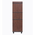 thumbnail image 3 of 24/7 Shop At Home Drvo Multi-Storage Buffet Sideboard Credenza, Vintage Walnut, 3 of 5