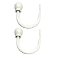 thumbnail image 2 of Washranp  2Pcs Curtain Hook,Iron U-Shaped Ball Easy Installation Curtain Buckle Window Accessories, 2 of 6