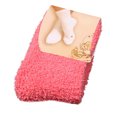 thumbnail image 2 of Audhol Clearance! Comfort Running Socks Home Women Girls Soft Bed Floor Socks Fluffy Warm Winter Pure Color Watermelon Red, 2 of 4