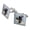 Silver, variant on Screaming Bald Eagle Diving Catching Prey Square Cufflink Set - Silver or Gold