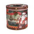 thumbnail image 1 of Gkeoshab Roll Box Round Tissue Box Standing Toilet Paper Holder Tissue Container Paper Towel Holder For Bathroom Paper Organizer Desk Tissue Holder Toilet Paper Storage Kitchen Towel Holder, 1 of 6