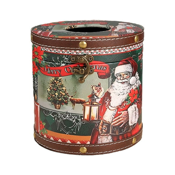 Roll Box Round Tissue Box Tissue Paper Holder Paper Towel Holder for Bathroom Desk Tissue Holder Desktop Tissue Case Toilet Paper Holder Tissue Container Toilet Paper Storage