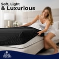 thumbnail image 6 of Dan River Full Fitted Bottom Sheet only Jersey Knit Cotton Soft Absorbent with Deep Pocket - Black, 6 of 10