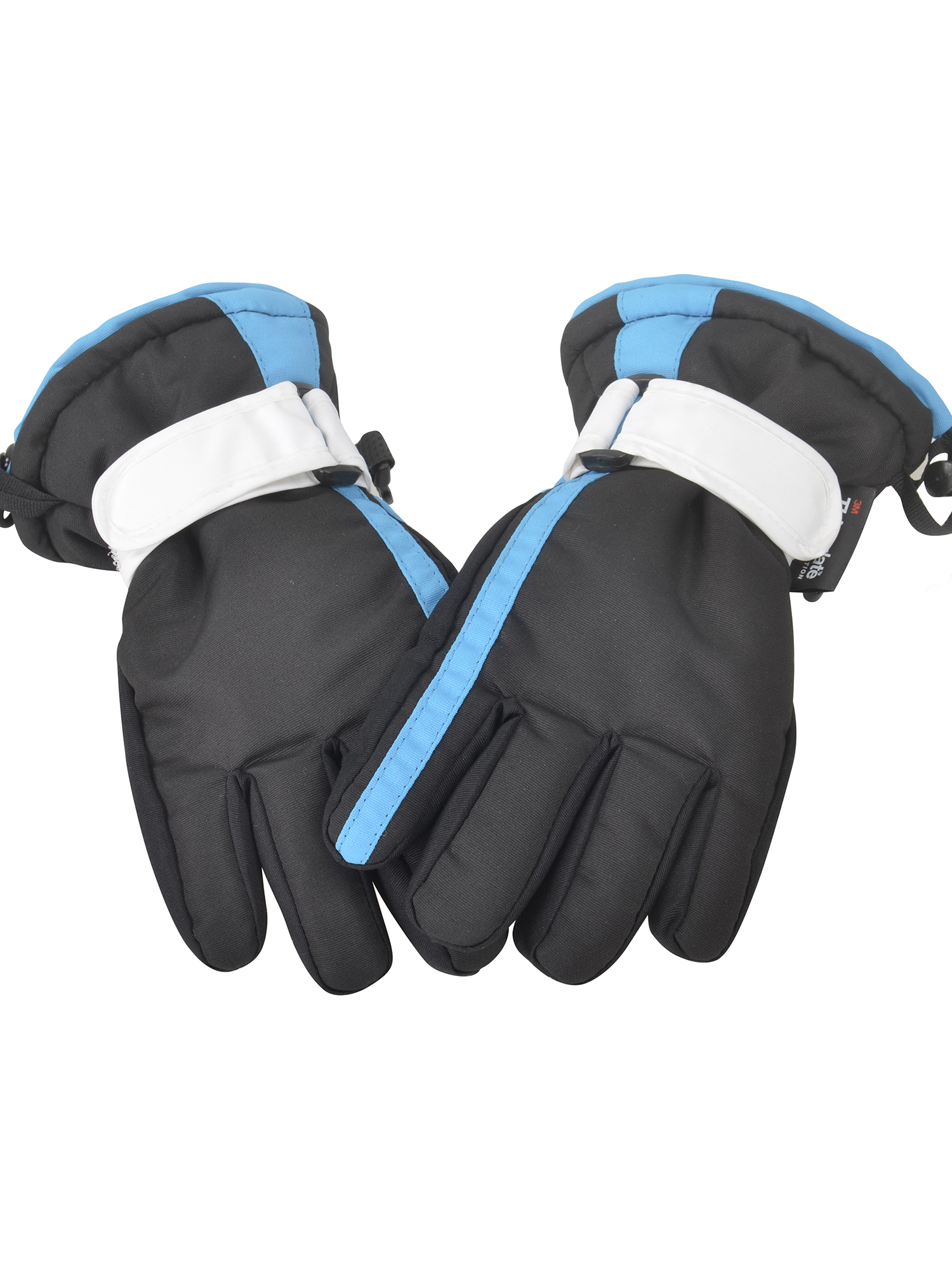 Simplicity Boys Kids Waterproof Thinsulate Colorblocked Snow Ski Gloves, M - image 2 of 4