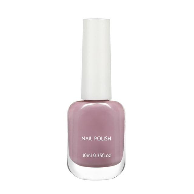 Vernis à Ongles Mode Féminine Décoration Vernis à Ongles à Base d'Eau Sans Cuisson Longue Durée Pelable Transparent 10ml
