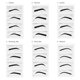 thumbnail image 4 of BRIGHTFUFU Frcolor 10 UNIDS Plantillas de Cejas Adhesivas Cejas Maquillaje Plantillas de Conformación DIY Maquillaje Belleza Herramientas, 4 of 7