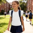 thumbnail image 7 of Toddler Girls Summer Ribbed Tops Ruffle Sleeve Casual Going Out Tee Shirts Cooling Crewneck Pullover Tshirt 2 Years, White, 7 of 7