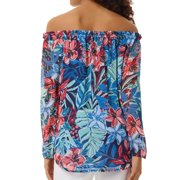 Jones New York Womens Office Peasant Blouse, Multicoloured, Petite, PP/PXS