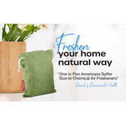 4 Pack Activated Bamboo Charcoal Bags Closet Odor Eliminator Absorber Air Purifier Freshener Moisture Absorber 200g per bag