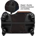 thumbnail image 4 of Basketball In Water And Fire Luggage Suitcase Cover Elastic Washable Basketball Lover Luggage Protector Travel Suitcase Protective Cover For Kid And Adult, M (Fit 22-24 Inch Luggage), 4 of 6