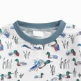 thumbnail image 5 of CAUYDY Baby Boy Gift Newborn Sleepers Preemie Clothing Fall Winter Long Sleeve Romper Infant Boys Pajamas Toddler One-Pieces 0 3 6 9 Months 1T 2T White for Sizes 12-18 Months, 5 of 6