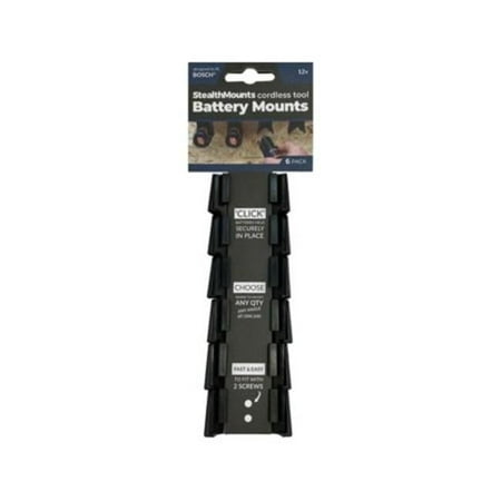 

12V Bosch Black Battery Mounts Pack of 6