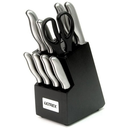 Ultrex 10-Piece Stainless Steel Cutlery Set with Block