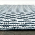thumbnail image 3 of World Rug Gallery Contemporary Bohemian Geometric Reversible Recycled Plastic Outdoor Picnic Mat, Camping Rug, RV Rug - NAVY 3'3"x5', 3 of 9