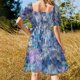 thumbnail image 5 of Vestido de manga corta Loves Lily Sea, vestido para mujer, vestidos para mujer, vestido largo para mujer, verano 2025, 5 of 7