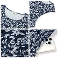 thumbnail image 6 of UVN Summer Tank Dresses for Women Crew Neck Flowy Midi Ladies Beach Dresses Casual Sleeveless Sundresses with Pockets, 6 of 9