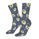 thumbnail image 3 of Cute Avocado Fruit Pattern Socks,Unisex Fashion Athletic Casual Socks Adult Stockings Sports Socks Travel Socks For Women Men, 3 of 5