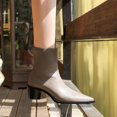 thumbnail image 3 of Zapatos de tacón grueso de estilo sencillo y moderno para mujer, con punta, sexys, clásicos, finos, cortos, de lujo, de tacón medio grueso, 3 of 5
