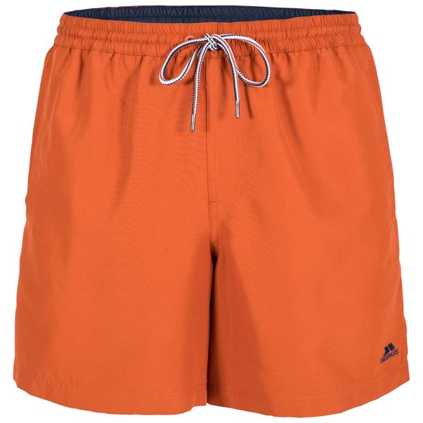 Trespass - Pantalones cortos de estilo casual modelo Gravin para hombre (Naranja Burnt)