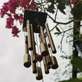 thumbnail image 5 of Extra-Large Copper Bell Wind Chimes - Rust-Resistant Aluminum Alloy Tubes with Antique Finish, Soothing Harmonious Sounds for Garden, Yard ,Wind-Powered Durable Metal Art, Wind Chimes for Outside, 5 of 8