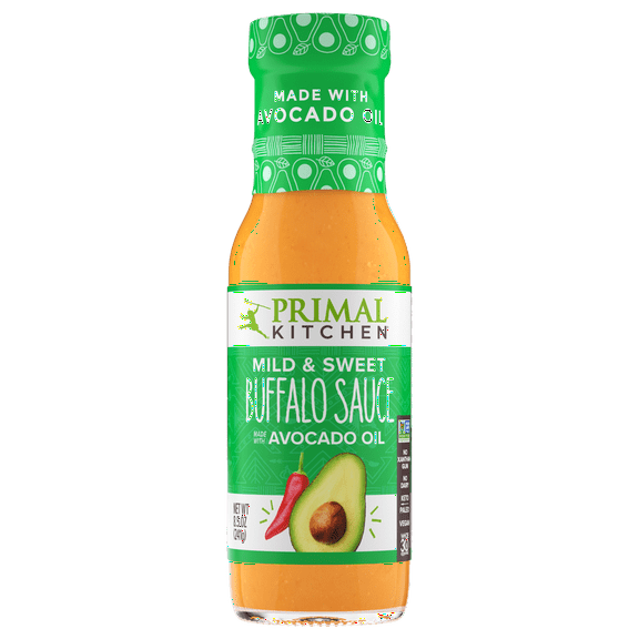 Pack of 6, Primal Kitchen Mild & Sweet Buffalo Sauce, 8.5 oz