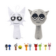 thumbnail image 4 of Juguetes De Peluche 2pz Belug, Blanco gris, 4 of 5