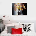 thumbnail image 3 of PRATYUS Canvas Wall Art Picture 20x16in for Living Room Bedroom Fall Decor Abstract Flower 20x16in, 3 of 3