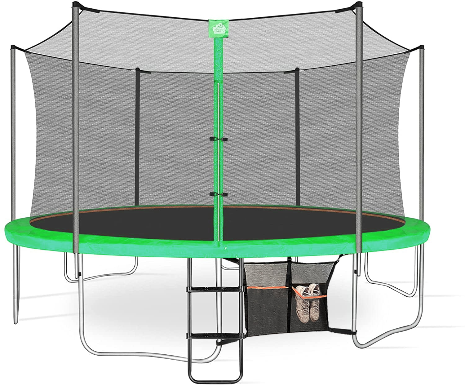 11 Trampoline Enclosure Safety Net Fits For 11' Round Frames Using 3 Arches NEW 